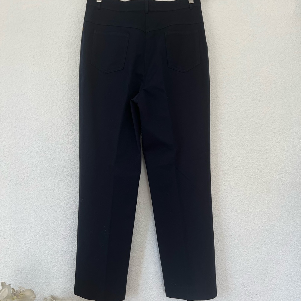 ST.JOHN Sport pant by Marie Gray in navy 10. - Picture 3 of 11